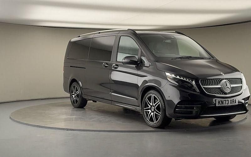 Used Mercedes V220 AMG line 163 HP (119 kW) 2023 Obsidian black MPV