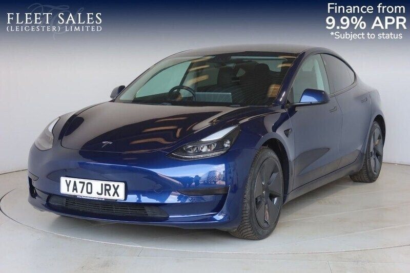 Blue Used 2021 Tesla Model 3 Standard Range Plus Sedan | £15,528 (Fair price) - Image 1/4