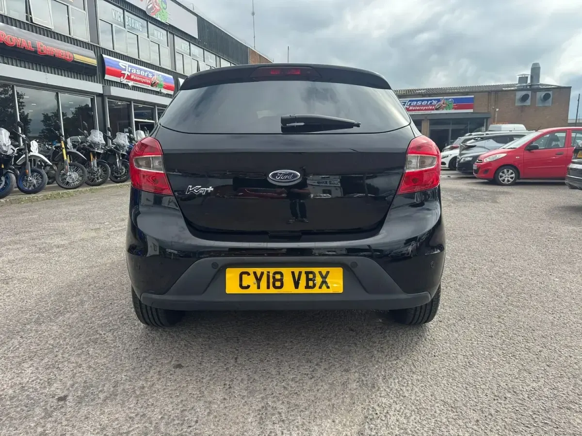 Used Ford Ka Plus Zetec 85 HP (62 kW) 2018 Shadow black Hatchback