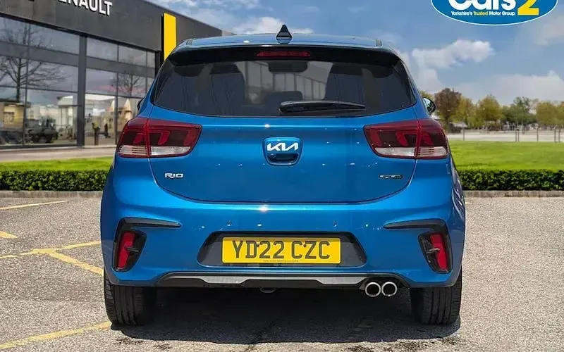 Used Kia Rio GT-Line S 120 HP (88 kW) 2022 Blue Hatchback