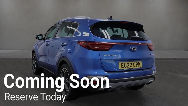 Used Kia Sportage GT-Line S 136 HP (100 kW) 2021 Blue SUV
