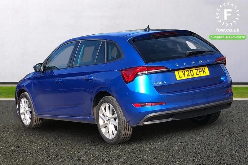 Used Skoda Scala SE L 116 HP (85 kW) 2020 Blue Hatchback