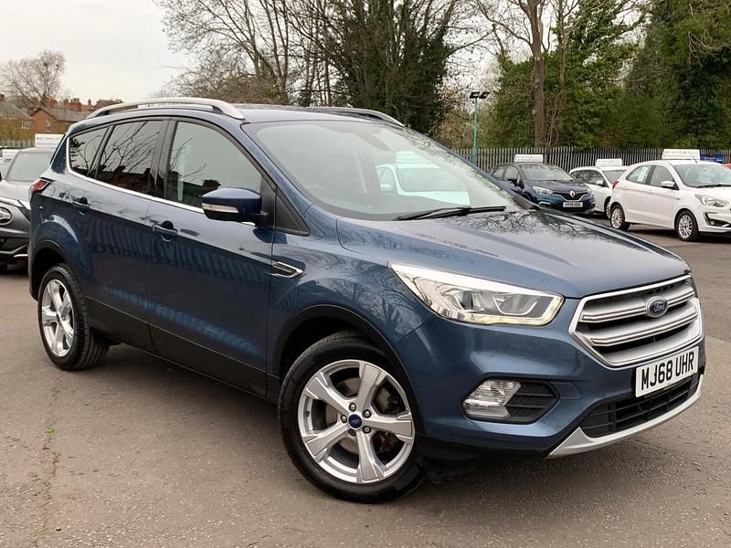 Used Ford Kuga Titanium 150 HP (110 kW) 2018 Blue SUV