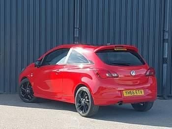 Used Vauxhall Corsa Edition 90 HP (66 kW) 2016 Red Hatchback
