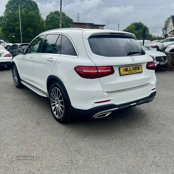 Used Mercedes GLC350 AMG line 2017 White Estate