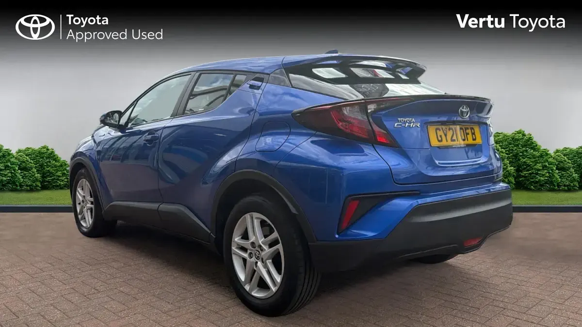 Used Toyota C-HR 122 HP (89 kW) 2021 Nebula blue (metallic paint) SUV