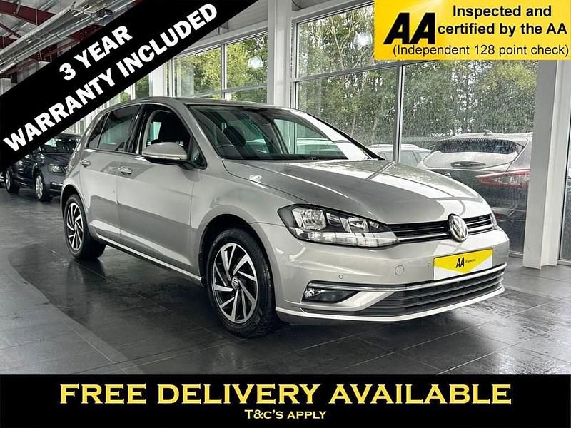 Silver Used 2019 VW Golf VII Match Hatchback | £13,295 (Fair price) - Image 1/2
