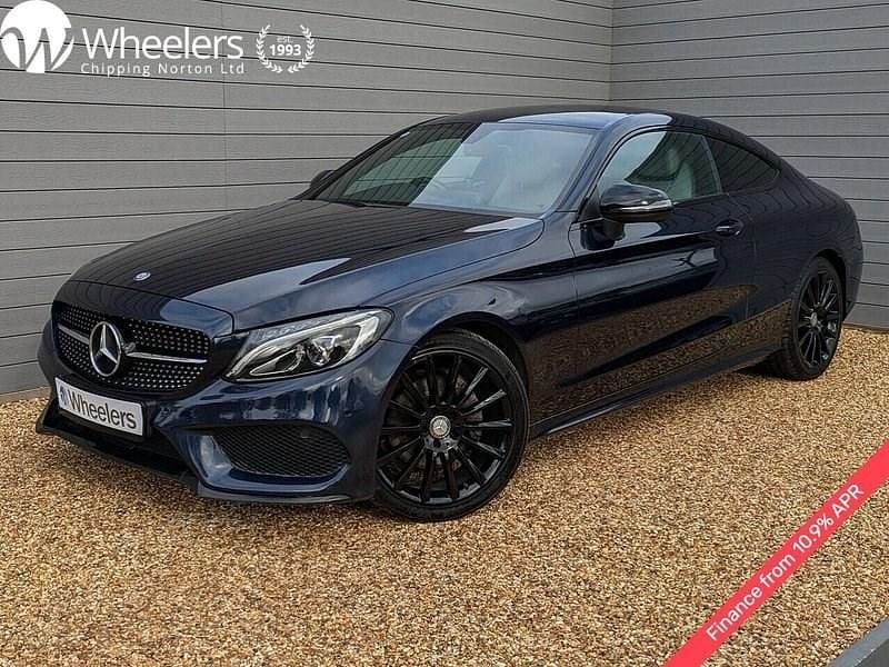 Blue Used 2016 Mercedes C200 AMG line Coupe | £12,995 (Fair price) - Image 1/4