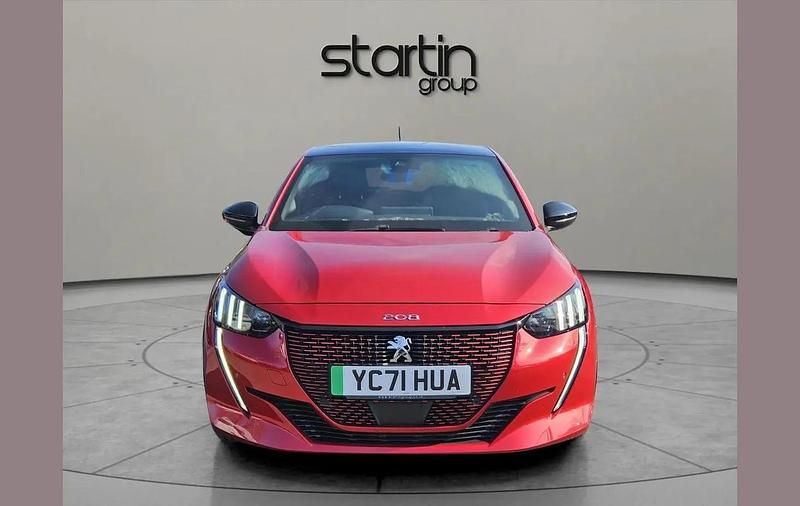 Used Peugeot e-208 GTi 100 kW (136 HP) 2021 Red Hatchback