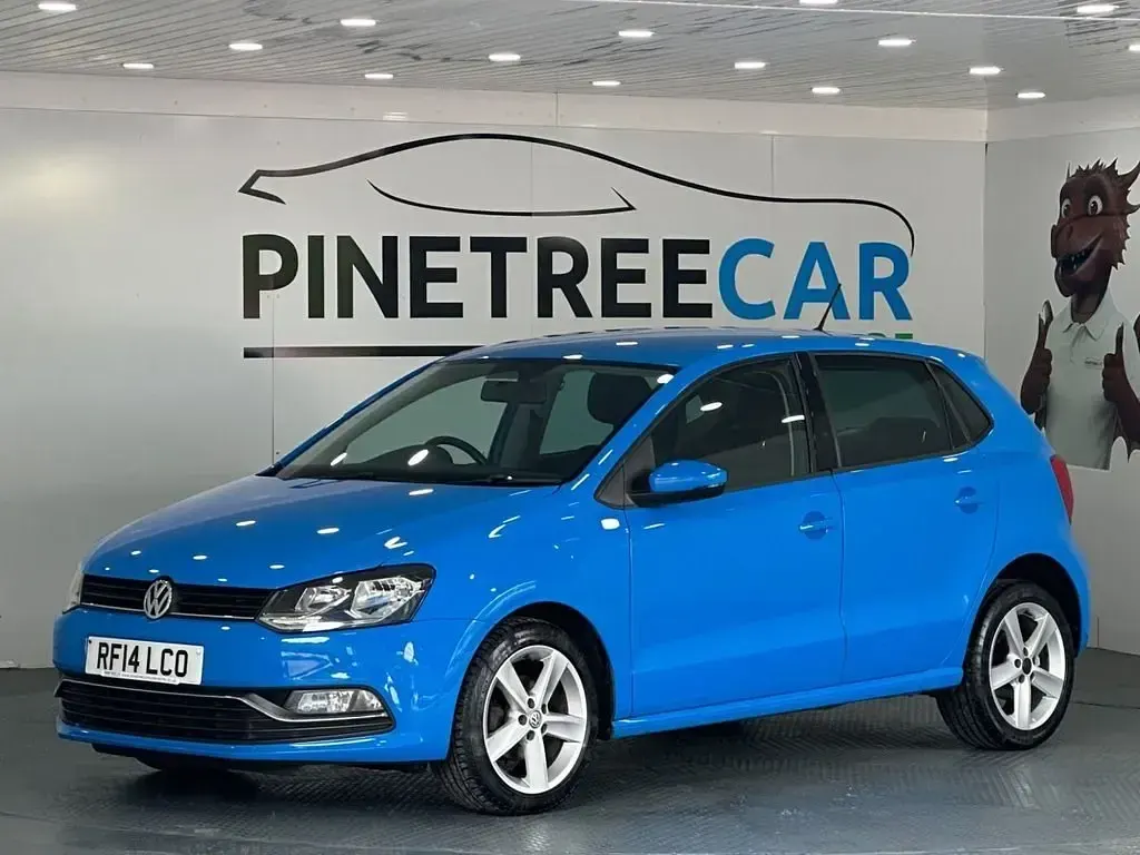 Usado VW Polo SEL 90 HP (66 kW) 2014 Azul Citadino