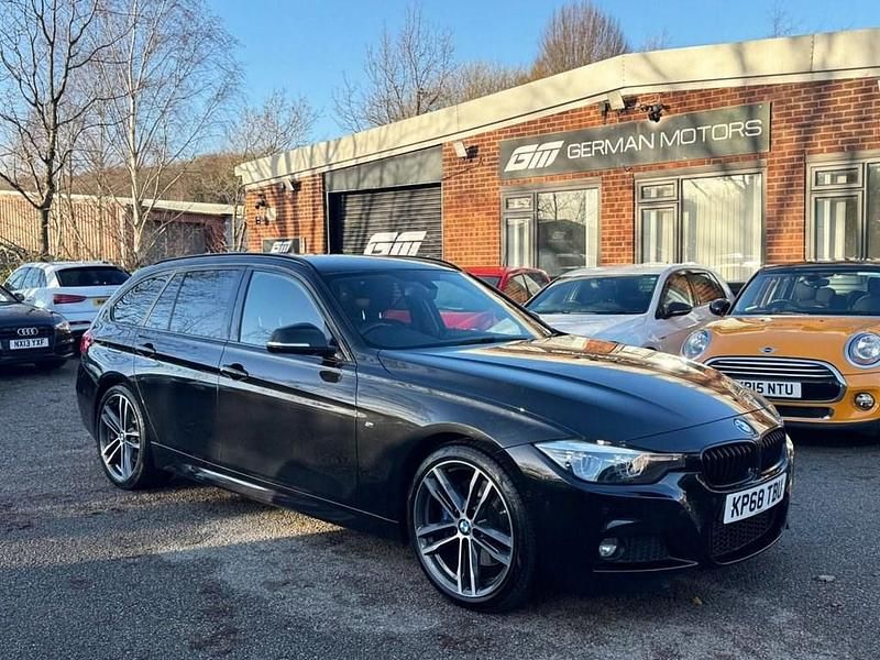 Black Used 2018 BMW 320 M Sport Estate | £15,990 (Fair price) - Image 1/3