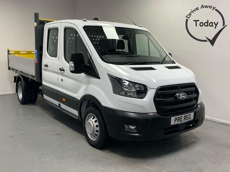 New Ford Transit S 130 HP (95 kW) 2025 White Cabriolet