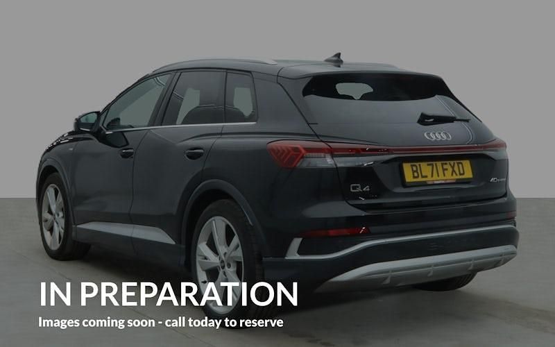 Used Audi Q4 e-tron S-Line 150 kW (204 HP) 2022 Black SUV