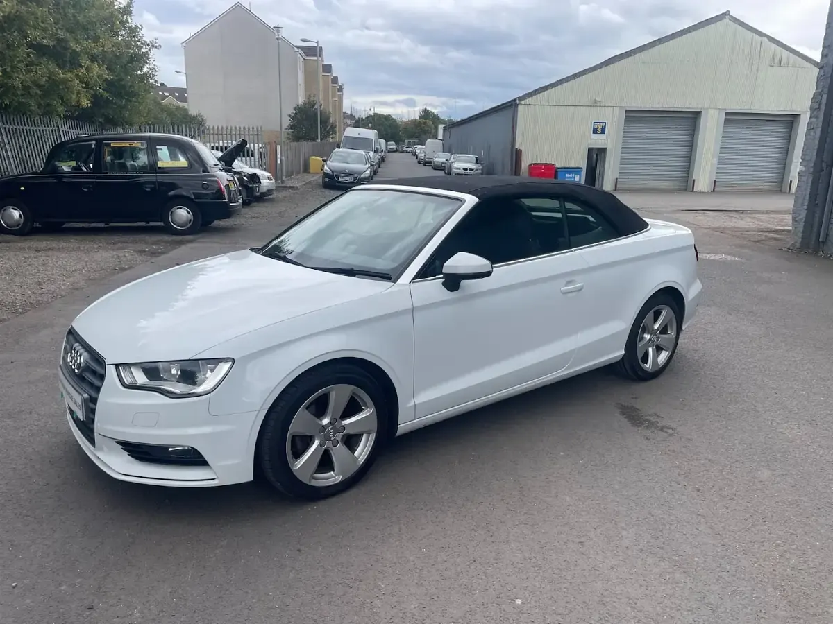 Used Audi A3 Cabriolet Sport 110 HP (80 kW) 2015 White Cabriolet