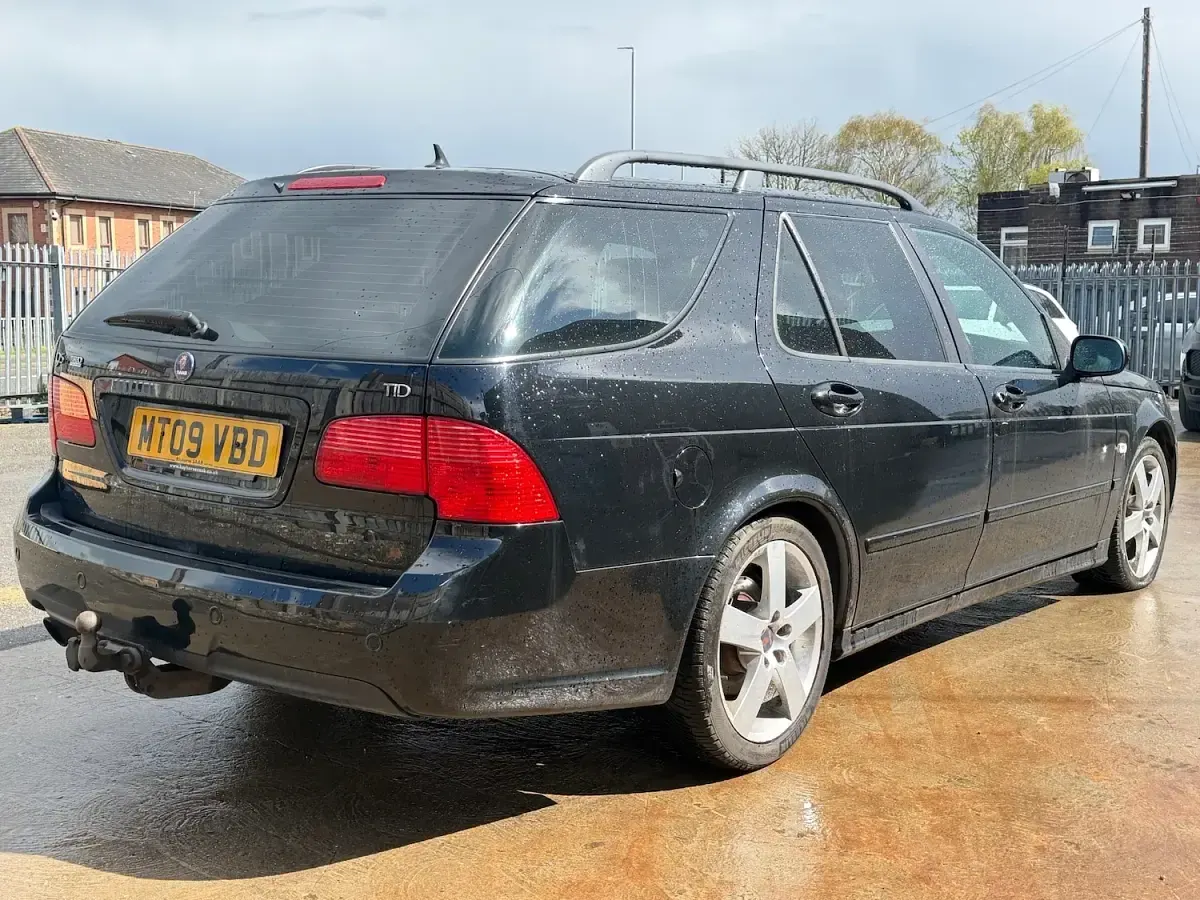 Used Saab 9-5 150 HP (110 kW) 2009 Black Estate