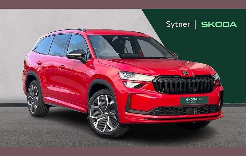 New Skoda Kodiaq SportLine 200 HP (147 kW) 2025 Red SUV