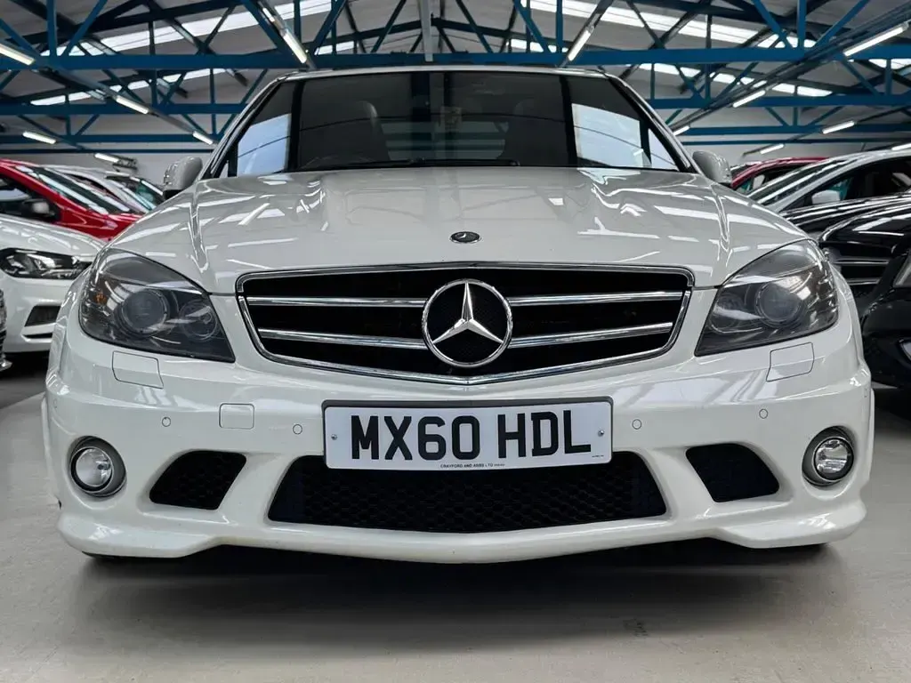 Used Mercedes C63 AMG AMG 451 HP (331 kW) 2010 White Sedan