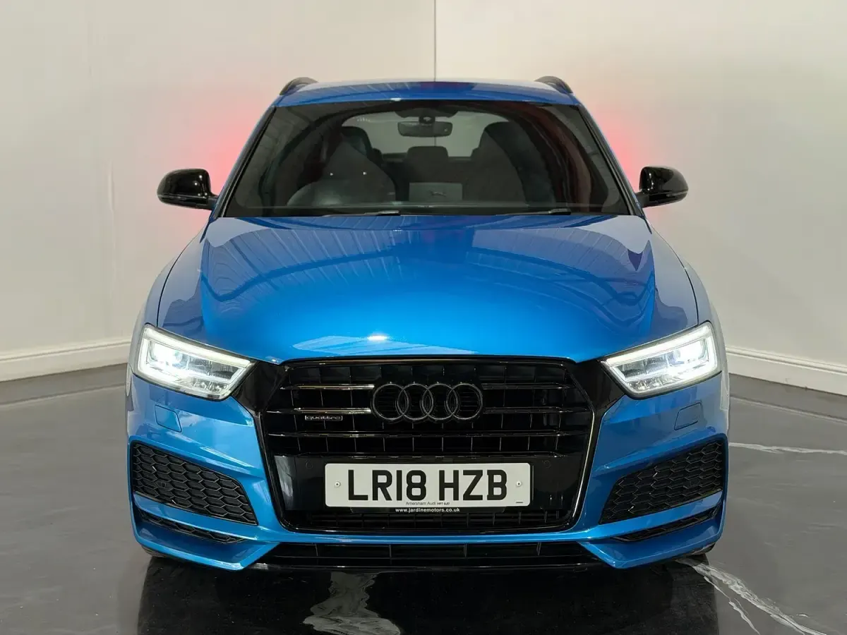 Used Audi Q3 Black Edition 180 HP (132 kW) 2018 Blue SUV