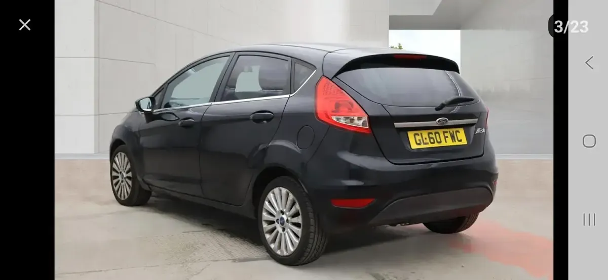 Used Ford Fiesta Titanium 96 HP (70 kW) 2010 Black Hatchback