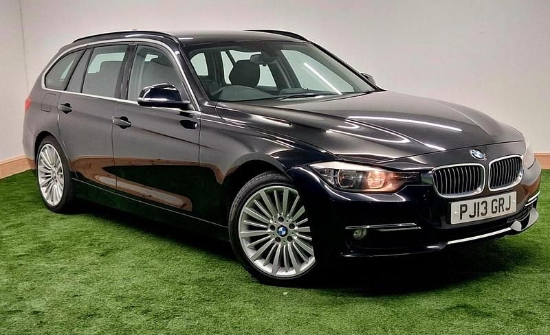 Black Used 2013 BMW 320 Luxury Line Estate | £9,490 (Fair price) - Image 1/4