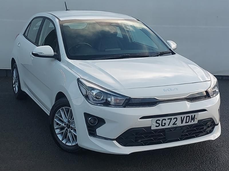 White Used 2022 Kia Rio Hatchback | £11,998 (Fair price) - Image 1/4