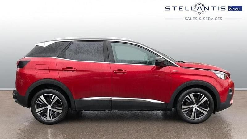 Red Used 2019 Peugeot 3008 GT-line SUV | £12,633 (Fair price) - Image 1/4