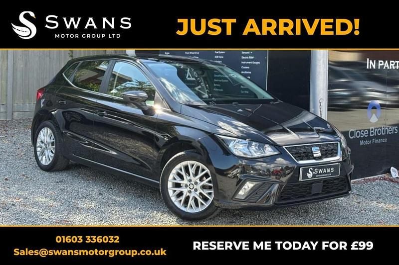 Used Seat Ibiza Design 75 HP (55 kW) 2017 Black Hatchback