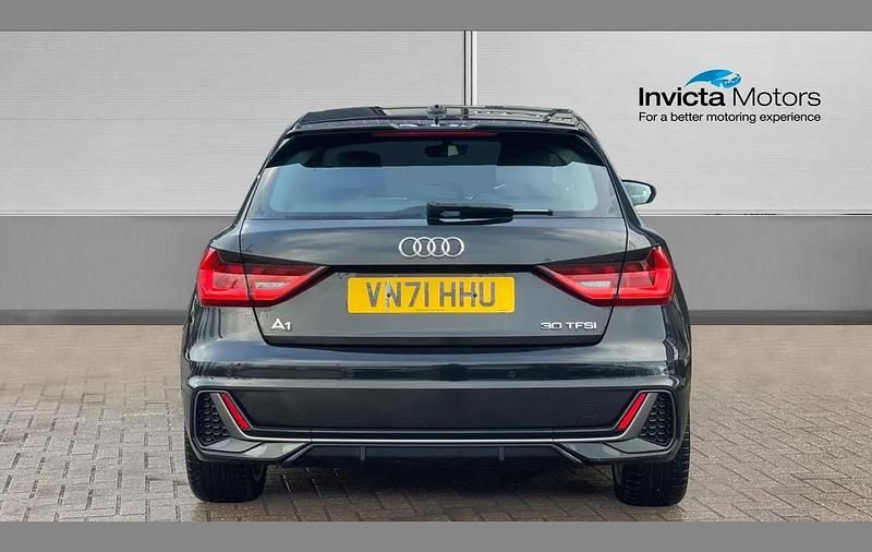 Used Audi A1 S-Line 110 HP (80 kW) 2021 Black Hatchback