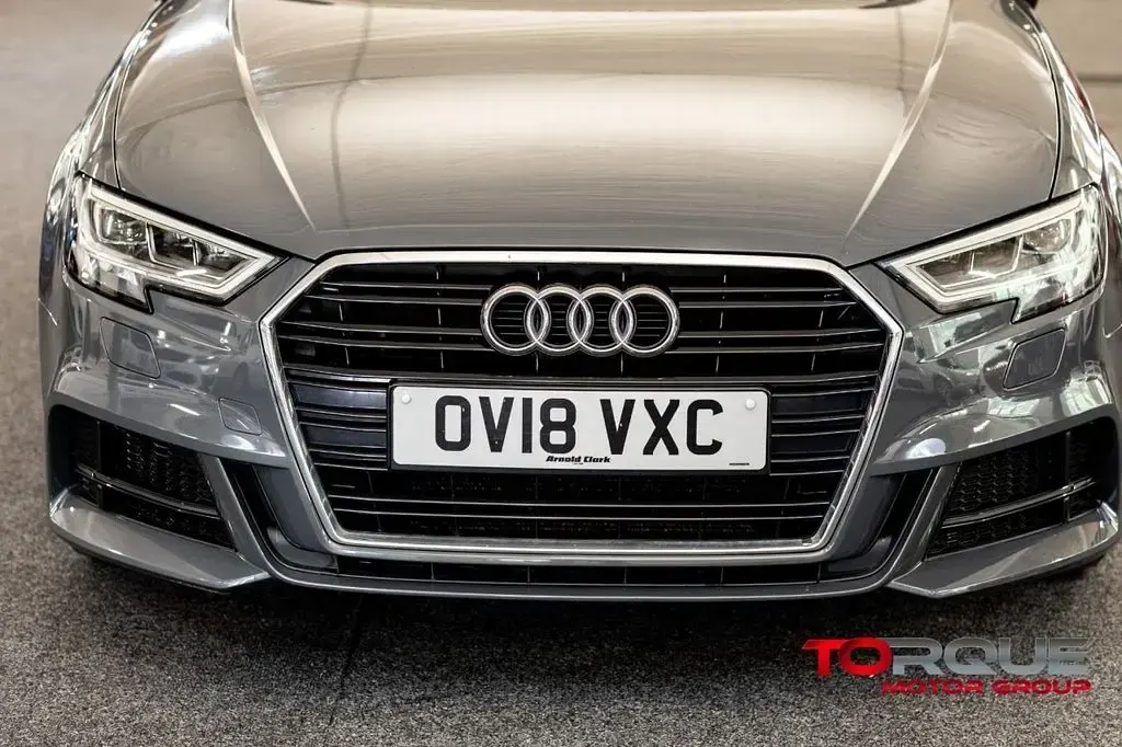 Used Audi A3 S-Line 116 HP (85 kW) 2018 Grey Sedan