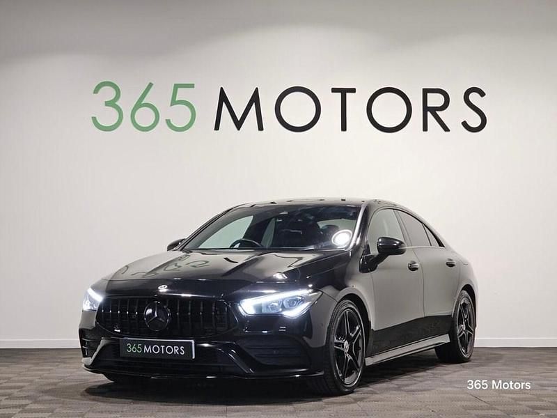 Used Mercedes CLA180 AMG line 136 HP (100 kW) 2019 Black Sedan