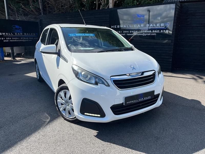 White Used 2014 Peugeot 108 Active Hatchback | £4,395 (A bit pricey) - Image 1/4