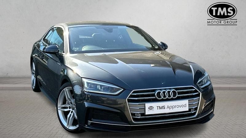 Used Audi A5 S-Line 190 HP (139 kW) 2019 Grey Coupe