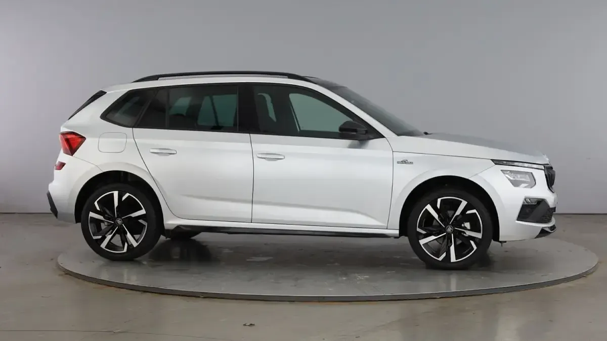 Used Skoda Kamiq Monte Carlo 115 HP (84 kW) 2025 Brilliant silver metallic SUV