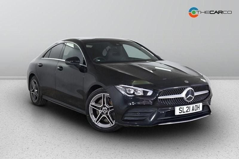 Black Used 2021 Mercedes CLA250 AMG line Sedan | £23,685 (Fair price) - Image 1/1