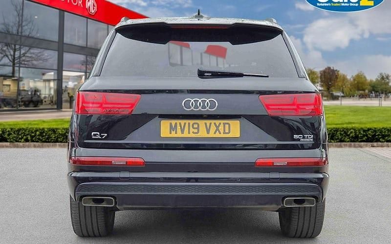 Begagnad Audi Q7 Black Edition 286 HK (210 kW) 2019 Svart SUV
