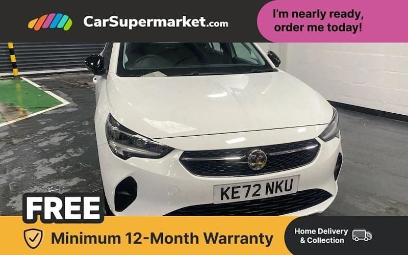 Used Vauxhall Corsa Design Edition 75 HP (55 kW) 2023 White Hatchback