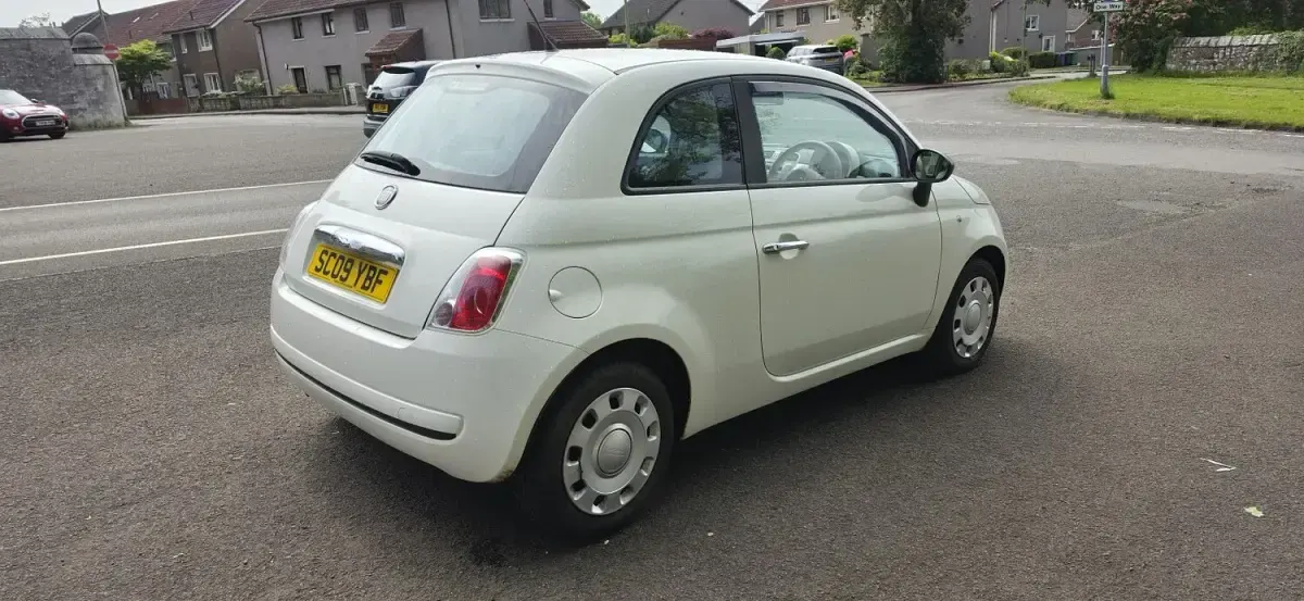 Käytetty Fiat 500 Pop 69 HP (50 kW) 2009 Valkoinen Avoauto