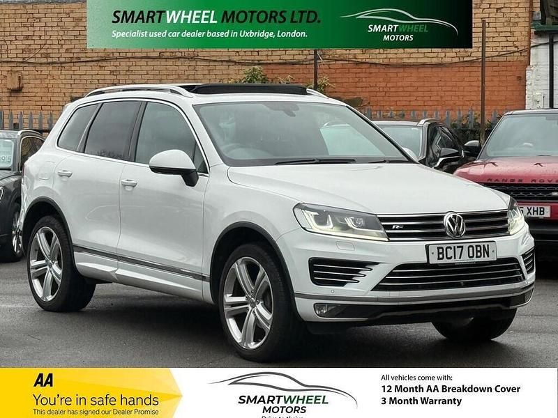 Used VW Touareg R-line Plus 262 HP (192 kW) 2017 White SUV