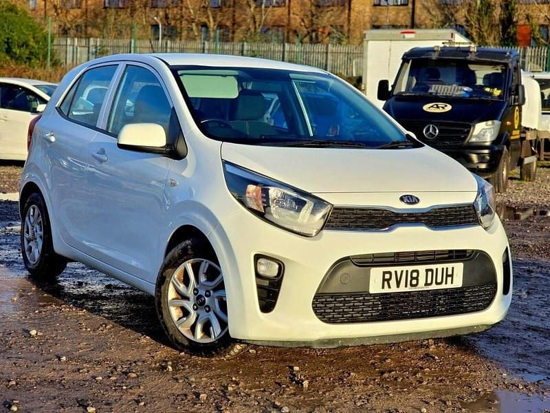 Used Kia Picanto 83 HP (61 kW) 2018 White Hatchback