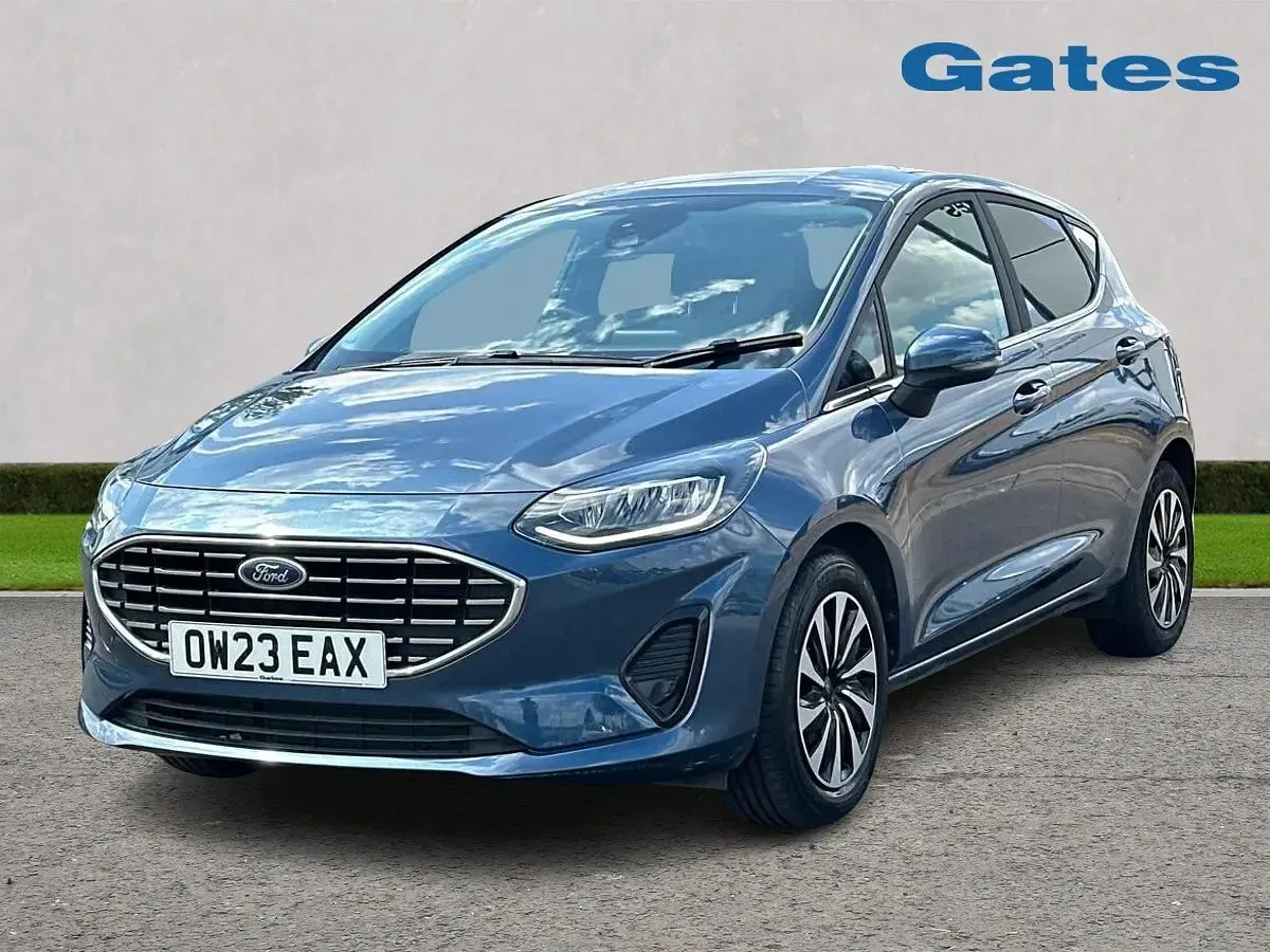 Used Ford Fiesta Titanium 125 HP (91 kW) 2023 Blue Hatchback