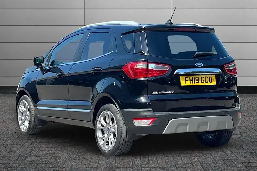 Used Ford Ecosport Titanium 125 HP (91 kW) 2019 Agate black SUV