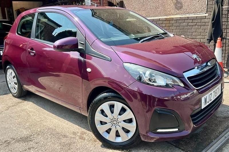 Used Peugeot 108 Active 68 HP (50 kW) 2015 Purple Hatchback