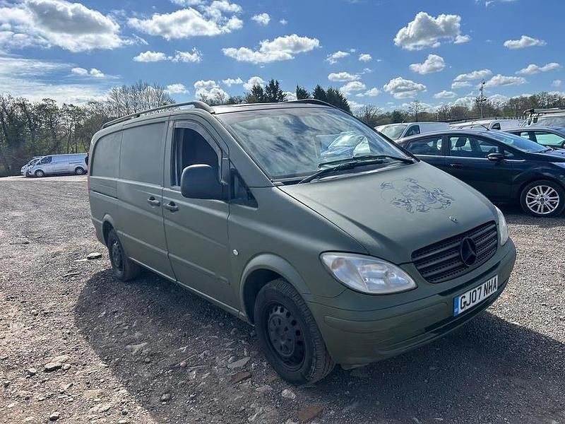 Begagnad Mercedes Vito 2007 Grön Van