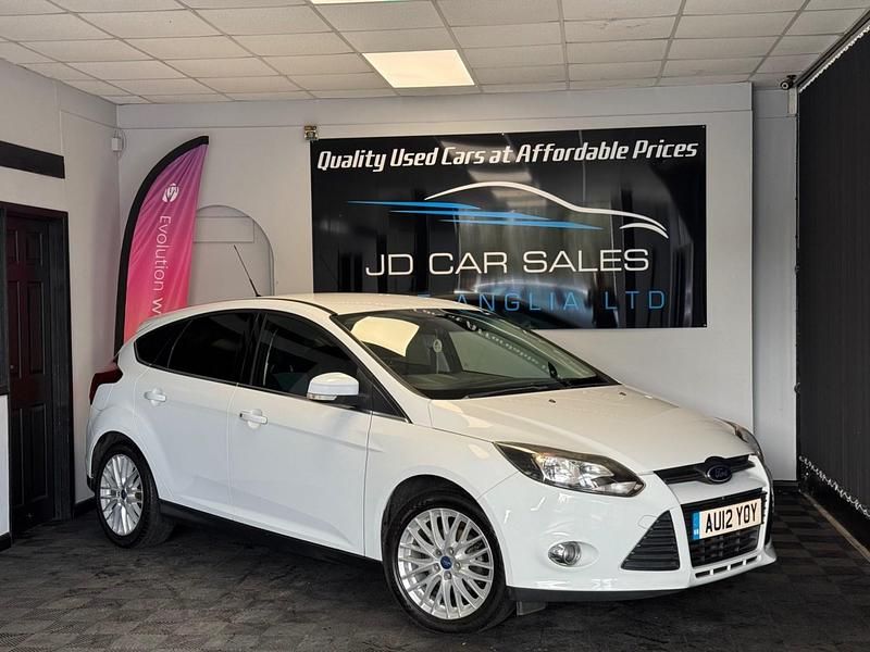 White Used 2012 Ford Focus Zetec Hatchback | £2,995 (Fair price) - Image 1/4