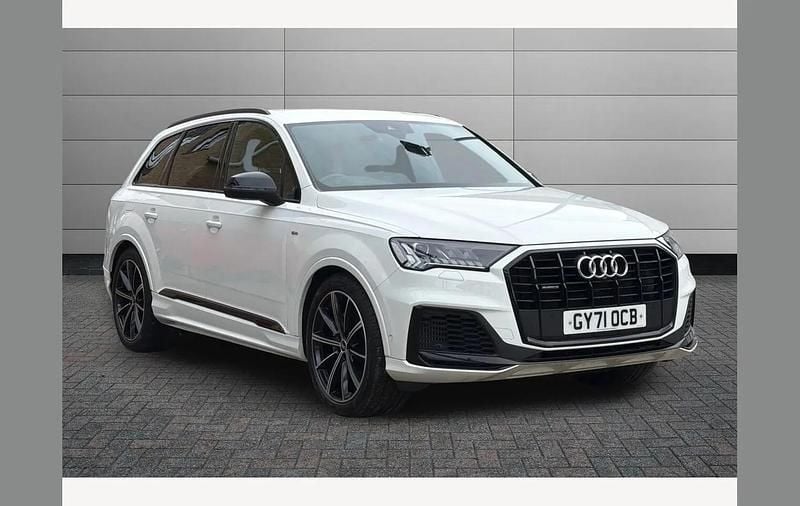 Used Audi Q7 Black Edition 340 HP (250 kW) 2021 White SUV