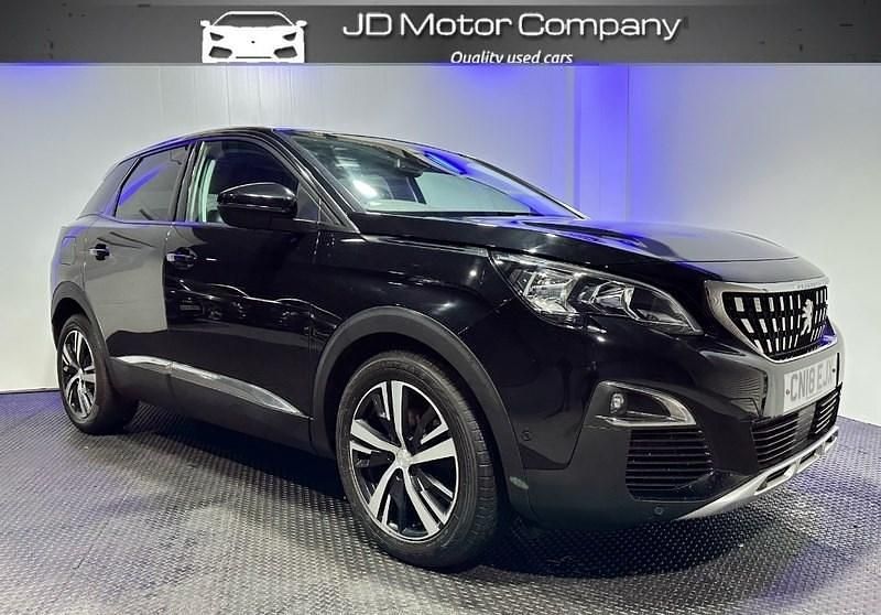 Black Used 2018 Peugeot 3008 Allure Hatchback | £8,900 (Fair price) - Image 1/4