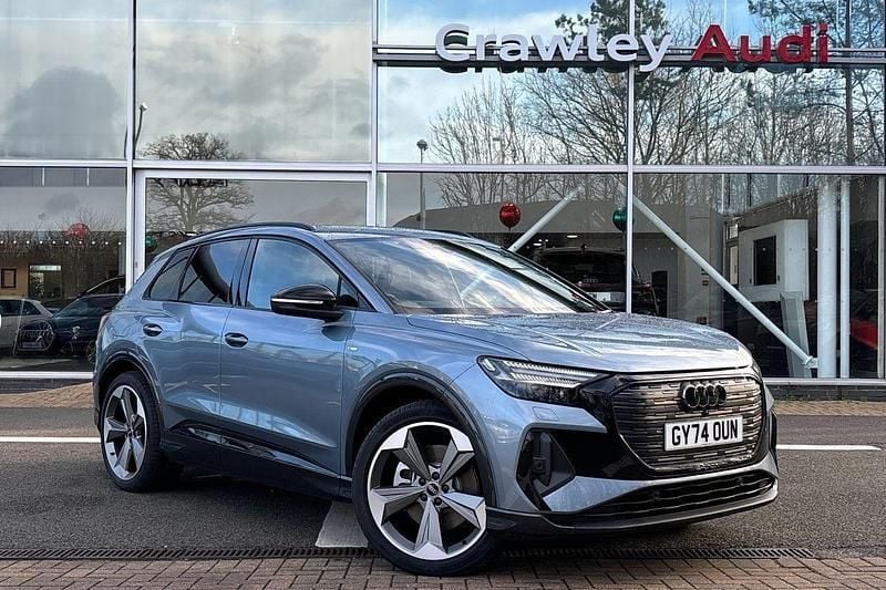 Blue Used 2024 Audi Q4 e-tron Black Edition SUV | £41,750 (Expensive) - Image 1/4