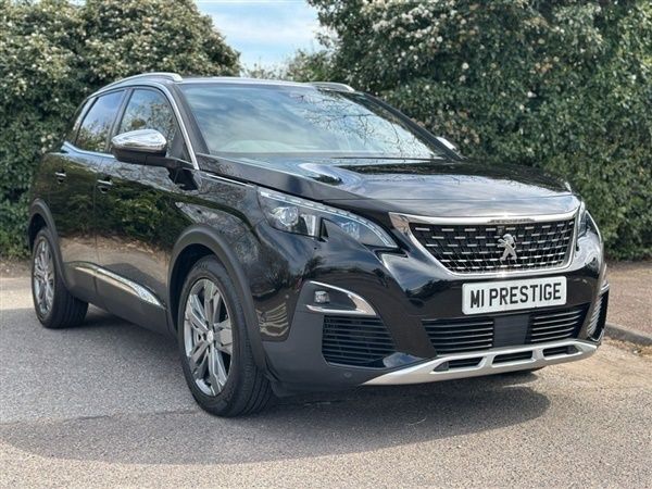 Black Used 2018 Peugeot 3008 GT SUV | £15,190 (Fair price) - Image 1/1