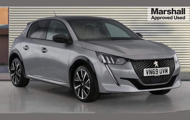 Used Peugeot 208 GT-line 128 HP (94 kW) 2020 Grey Hatchback