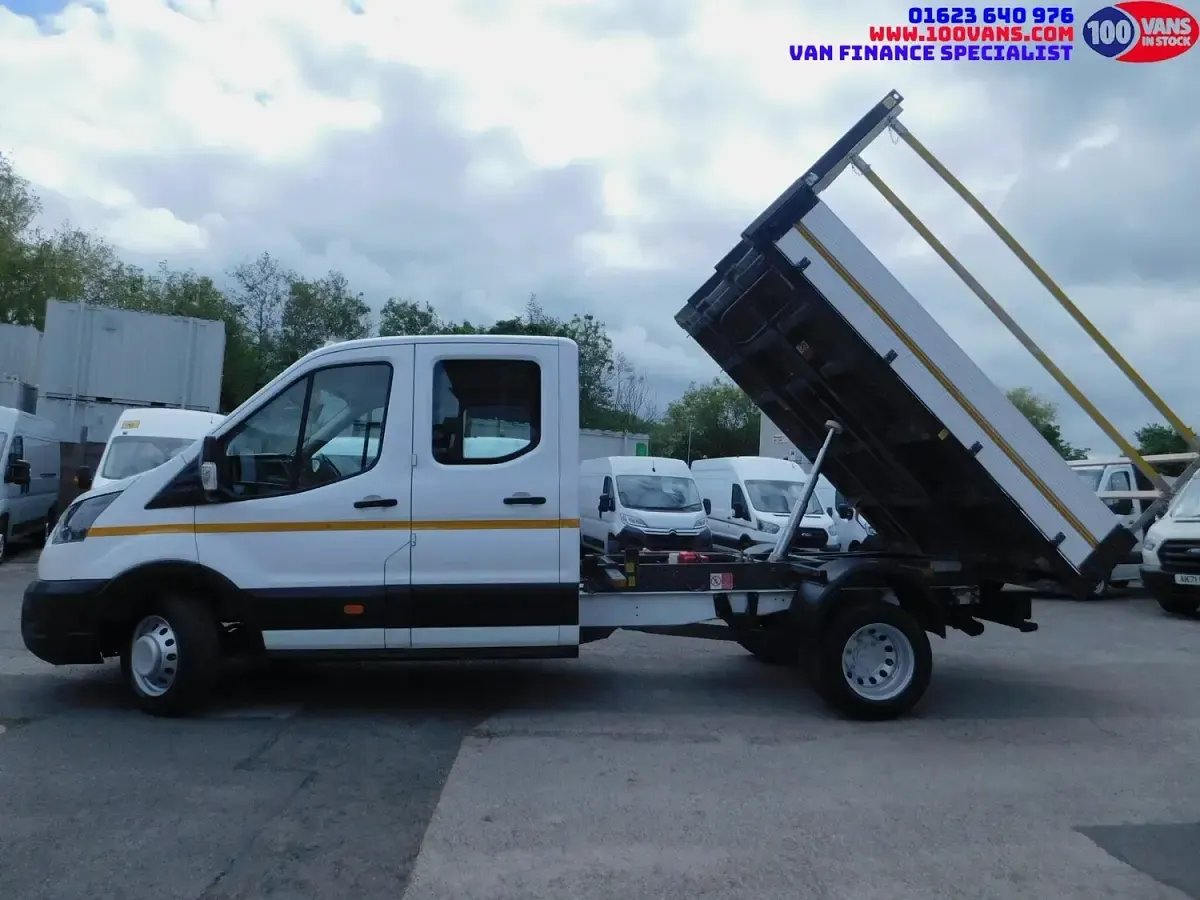 Used Ford Transit S 130 HP (95 kW) 2021 White Cabriolet